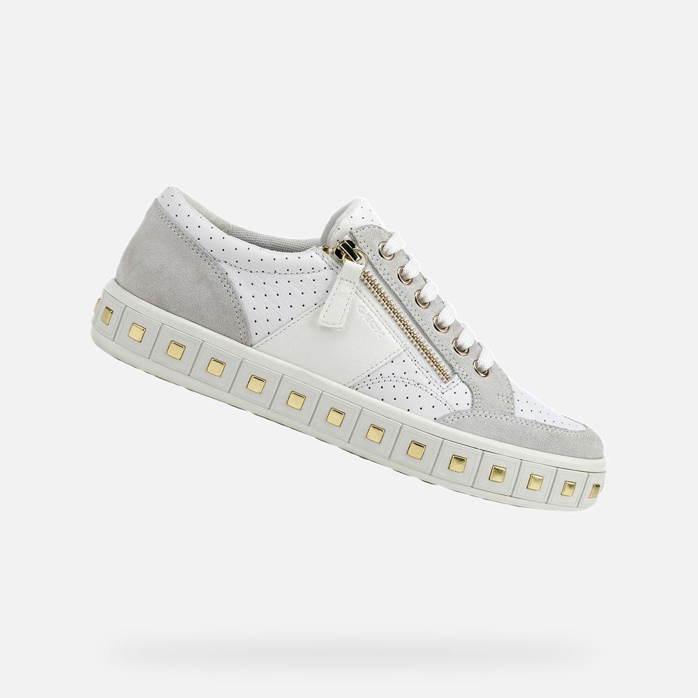 Tenis Geox Senhora Branco - Leelù - NAOQF9375